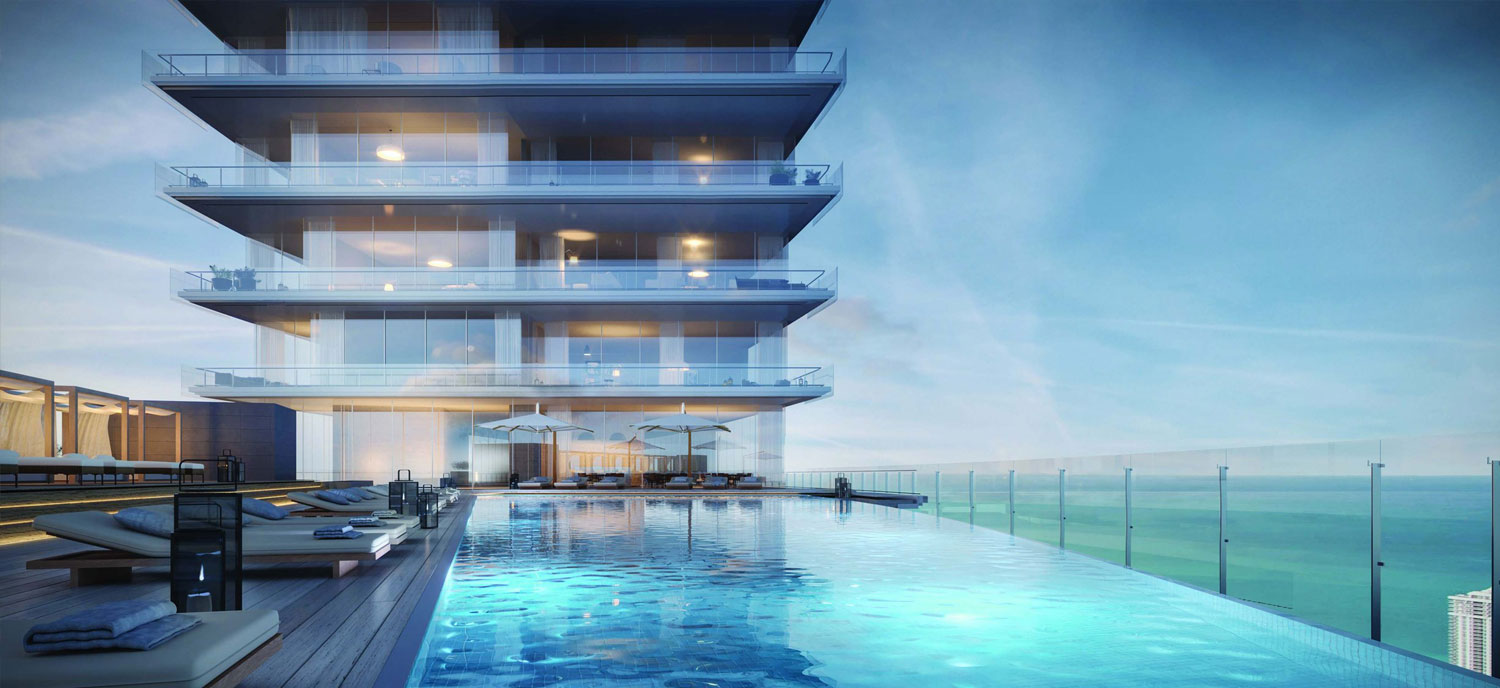 aston martin residences outdoor pool