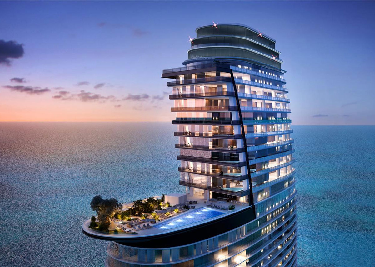 aston martin residences sunset view